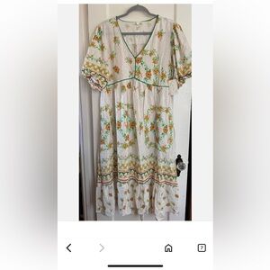 Floral Print Maxi Dress